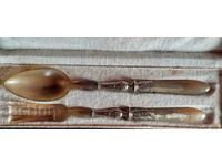 Set de tacâmuri de salată vintage