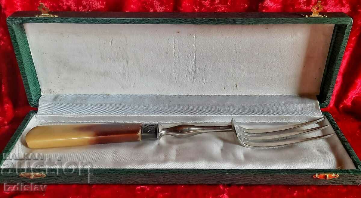 Старинна вилица за сервиране. - 5 Старинна вилица за сервиране. - 5