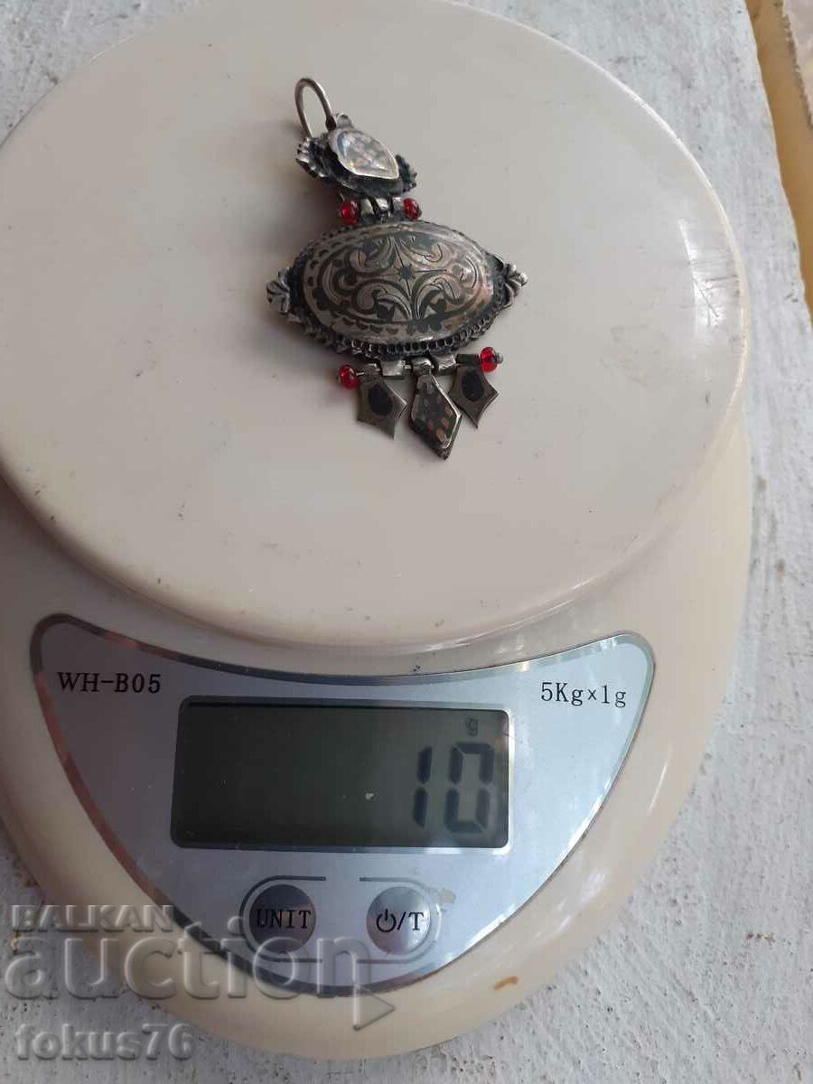 Revival jewelry niello earring - 5