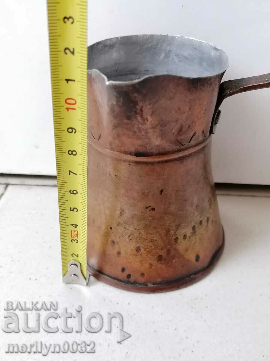 Auction Old copper tin, coffee, baker, copper pot Auction Old copper tin, coffee, baker, copper pot