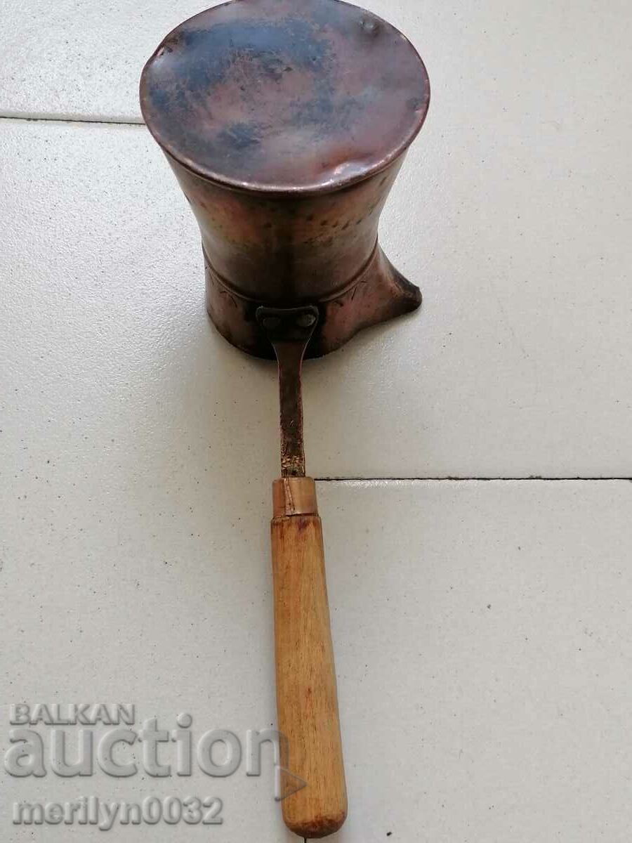 Old copper tin, coffee, baker, copper pot - 7 Old copper tin, coffee, baker, copper pot - 7