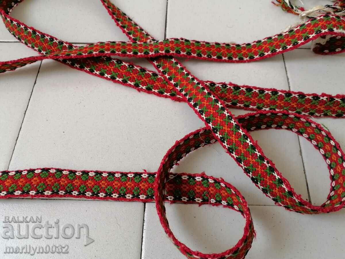 Delivery of Old handwoven belt, girdle, costume belt