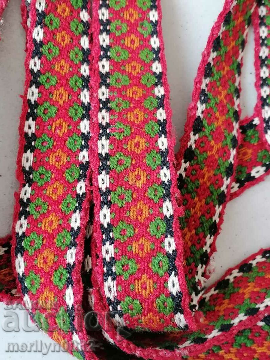 Old handwoven belt, girdle, costume belt - 5