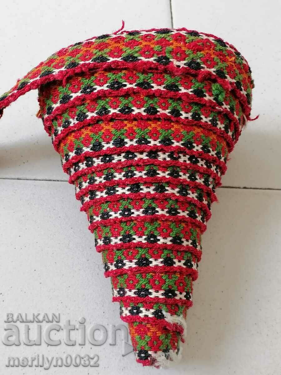 Old handwoven belt, girdle, costume belt