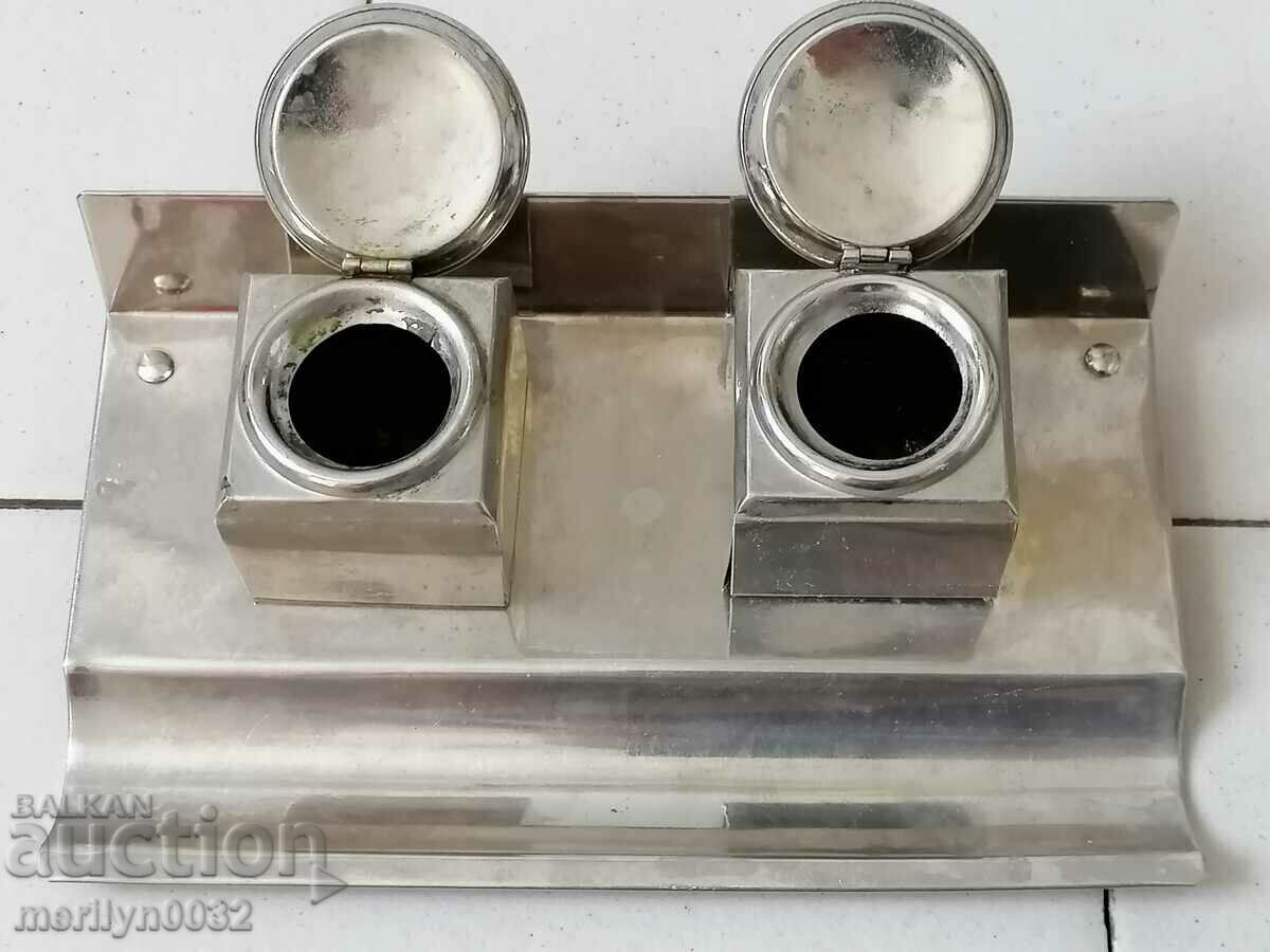 Auction  Old inkwell without figure