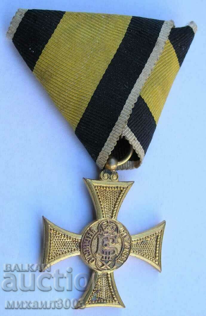 Ordinul Crucea lui Borisov emite 10 ani Medalie de serviciu credincios
