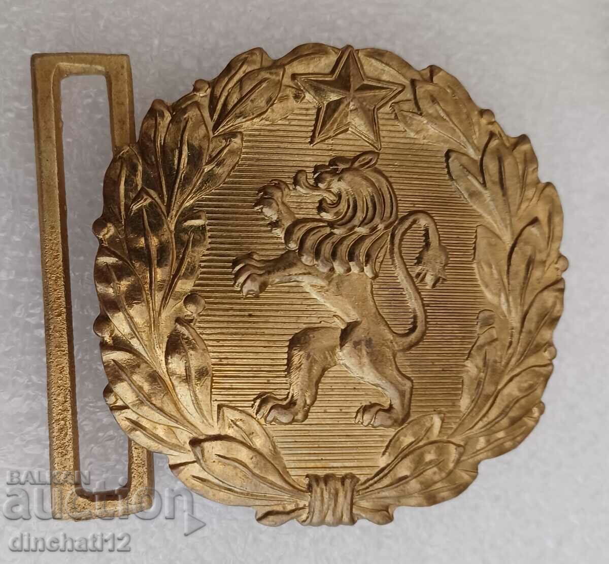 Military parade belt buckle