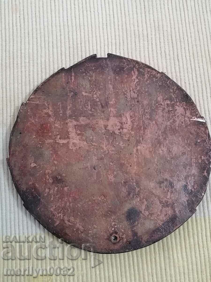 Metal plaque Ivaylo 1953 cast bas-relief figure with price 52.00 BGN | € 26.59 Metal plaque Ivaylo 1953 cast bas-relief figure with price 52.00 BGN | € 26.59