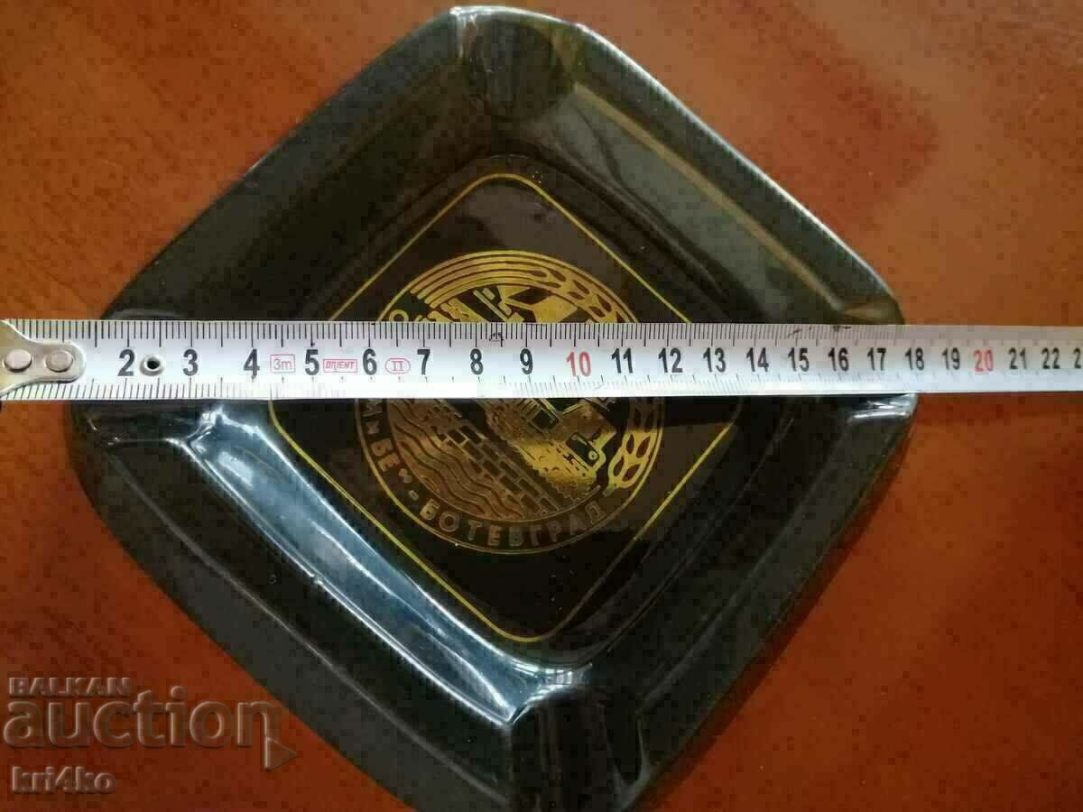 Auction Retro Ashtray Botevgrad OP "SSM and BE" Auction Retro Ashtray Botevgrad OP "SSM and BE"