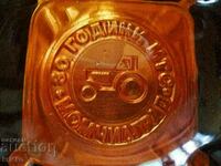 Retro Ashtray "30 Years MTS Momchilgrad"