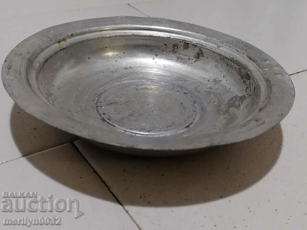 Old copper sahan, baker, bowl, plate, tass with price 41.00 BGN | € 20.96 Old copper sahan, baker, bowl, plate, tass with price 41.00 BGN | € 20.96