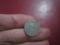 1948 Malaya 5 σεντς