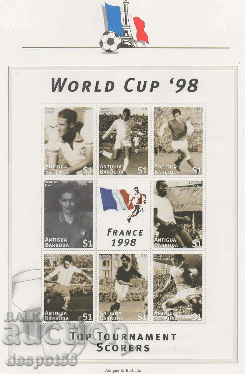1997. Антигуа и Барб. Световно п-во по футбол - Франция '98.