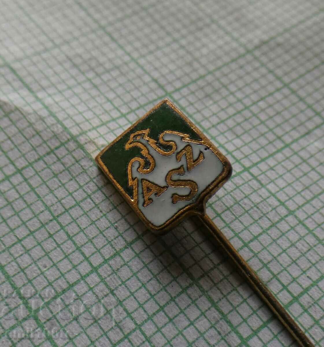 Badge - AZS Student Sports and Football Club Poland with price 2.00 BGN | € 1.02