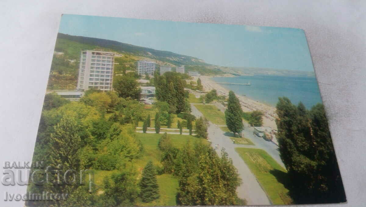 Καρτ ποστάλ Golden Sands Επισκόπηση 1973