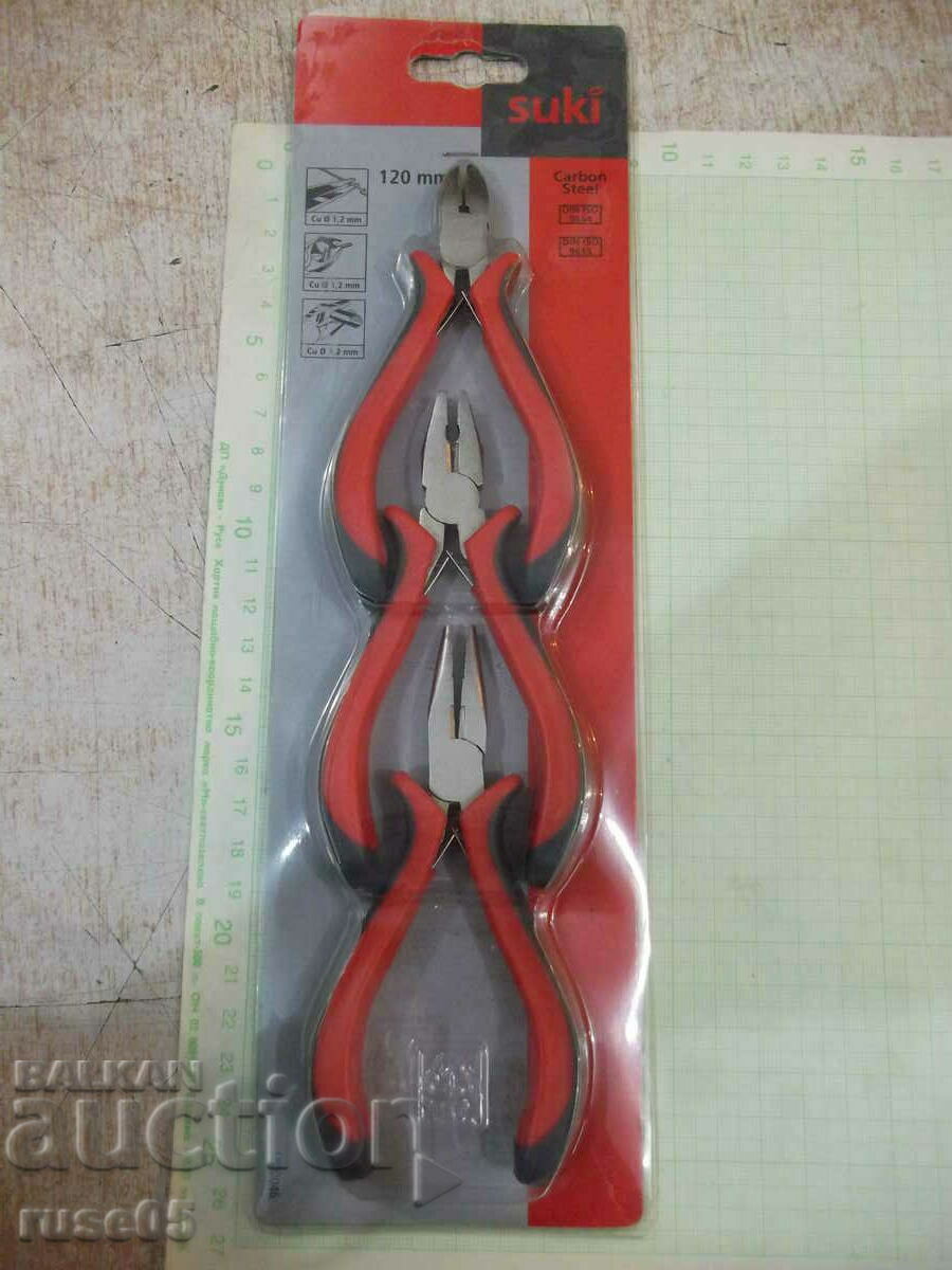 Pliers "SUKI" mini 3 pieces set new with price 25.00 BGN | € 12.78