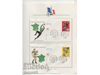 1997 France. World Cup in football - France '98. 2 Envelope