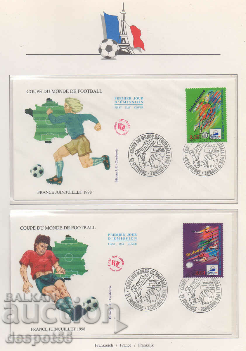1997 Franța. Cupa Mondială la fotbal - Franța '98. 2 Plic
