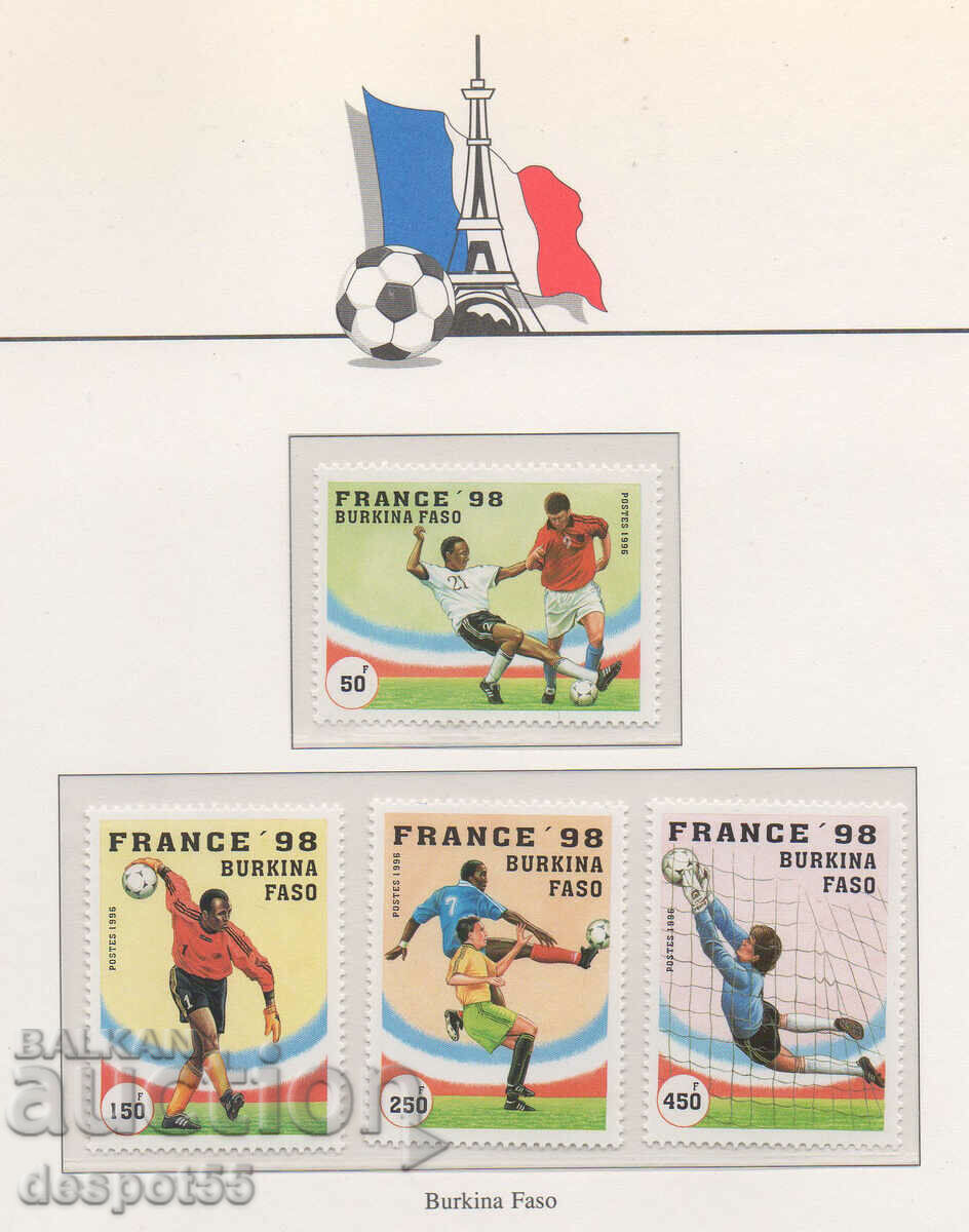 1996. Burkina Faso. World Cup in football - France '98.