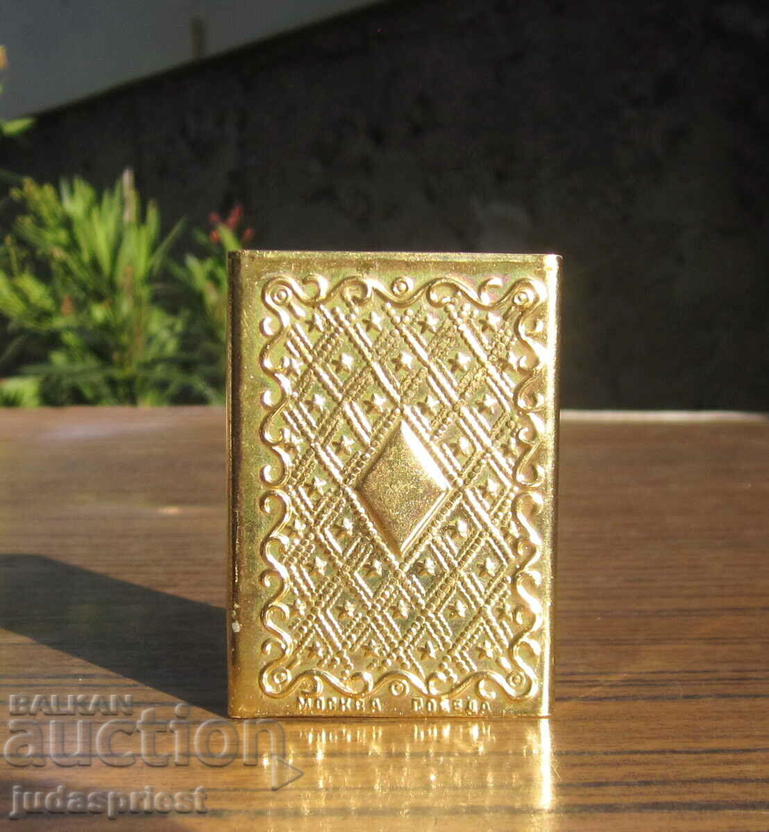 old Russian Soviet metal matchbox Moscow Kremlin with price 25.00 BGN | € 12.78