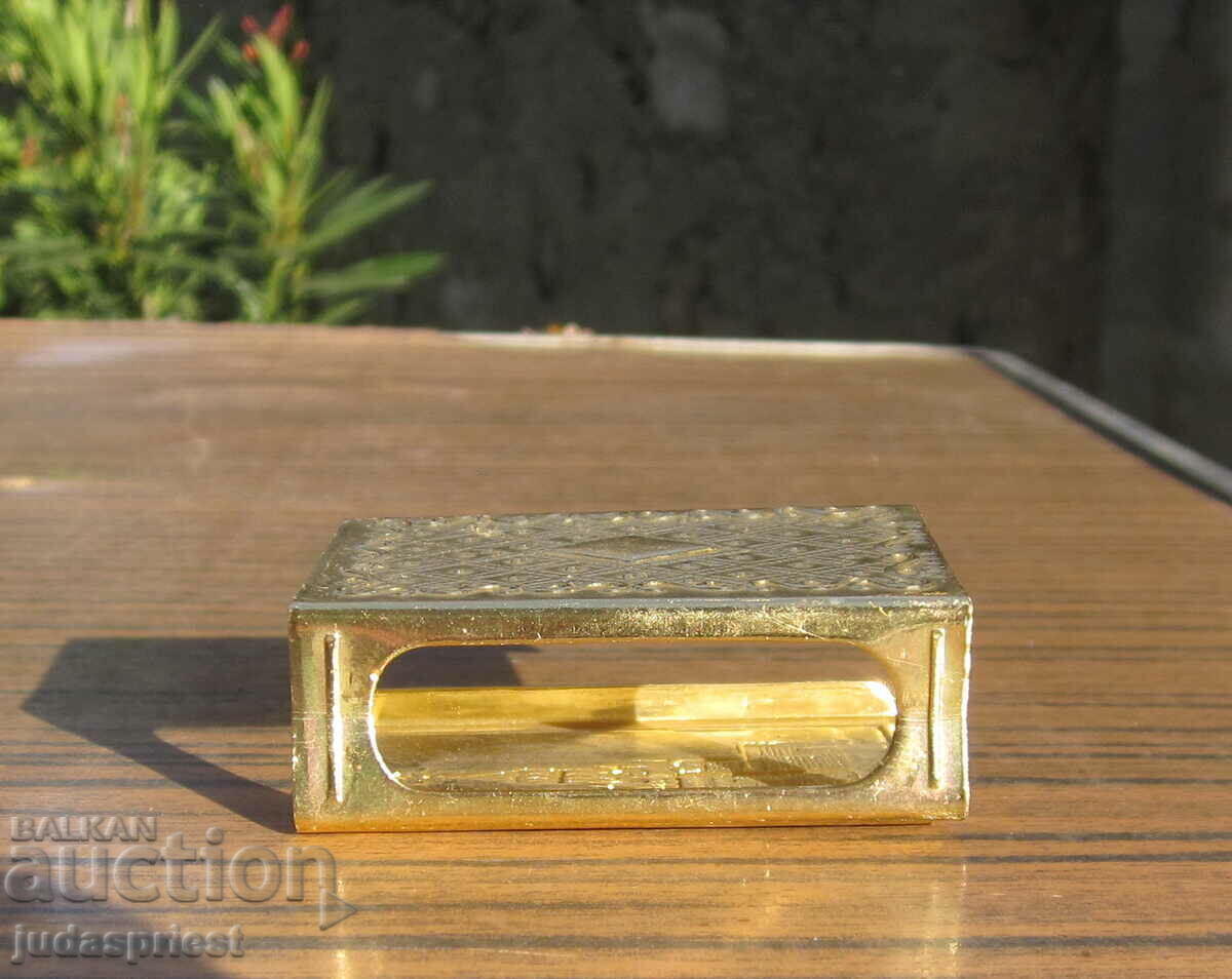 old Russian Soviet metal matchbox Moscow Kremlin - 5