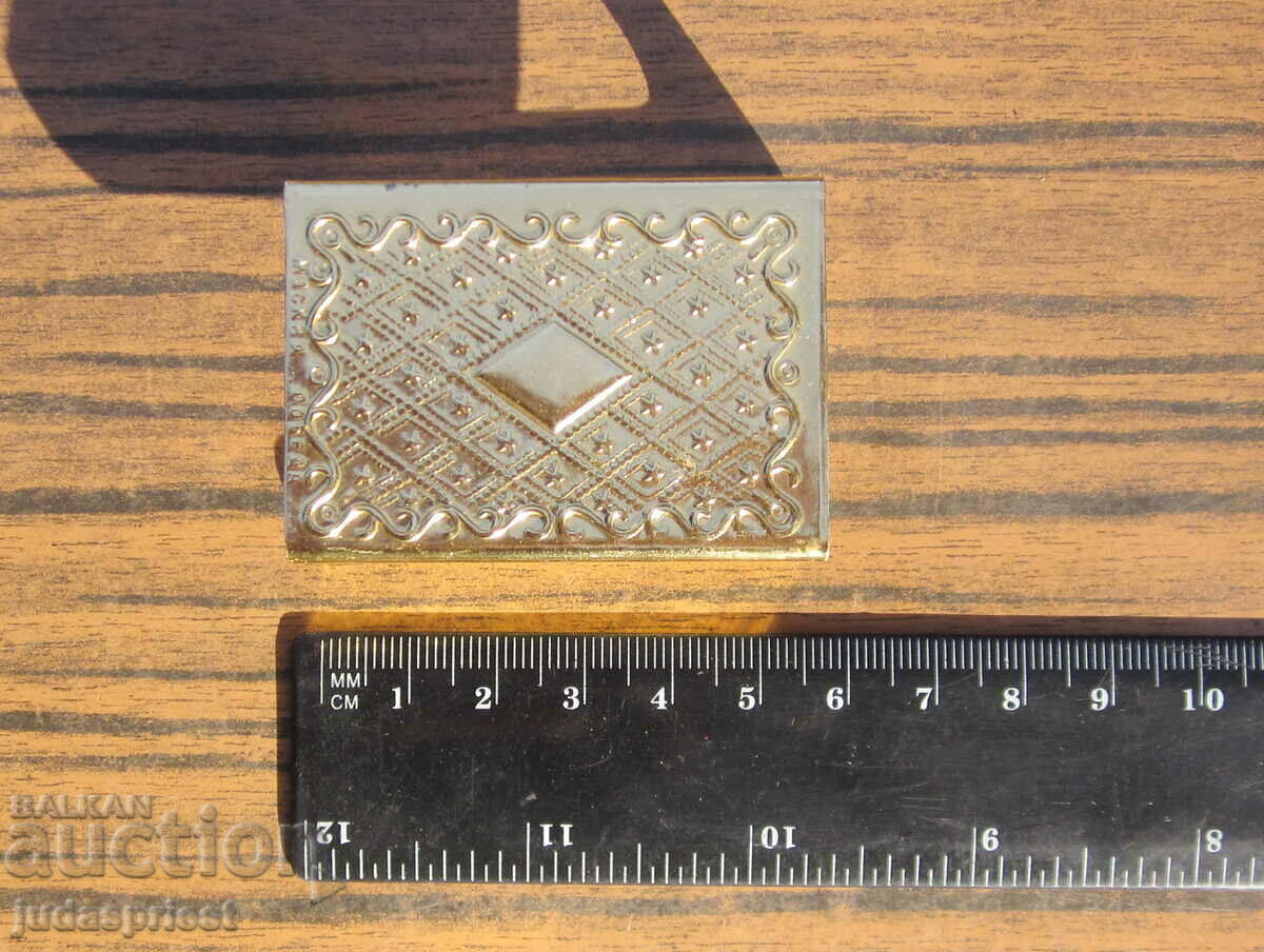 old Russian Soviet metal matchbox Moscow Kremlin - 7