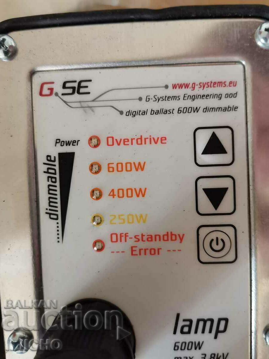 Auction Ballast - traf 600 W Auction Ballast - traf 600 W