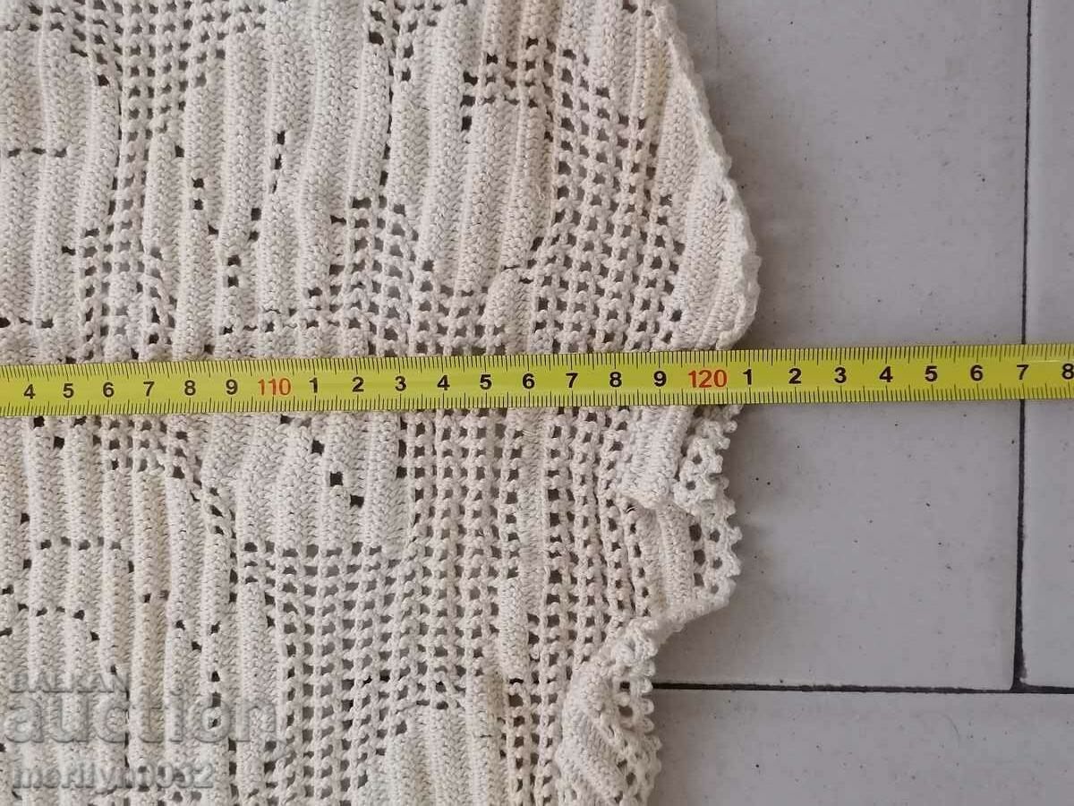 Delivery of Old knitted tablecloth, milo, grandmother's knitting Delivery of Old knitted tablecloth, milo, grandmother's knitting