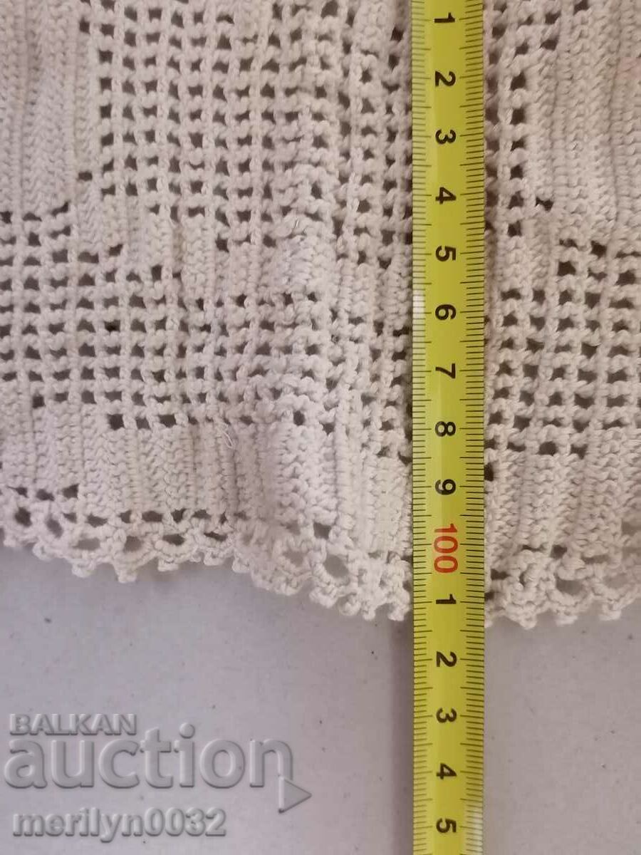 Old knitted tablecloth, milo, grandmother's knitting - 5 Old knitted tablecloth, milo, grandmother's knitting - 5