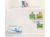 1996. Benin. Cupa Mondială la fotbal - Franța '98. Un plic.