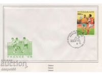 1995. Guinea. World Cup in football - France '98. An envelope.