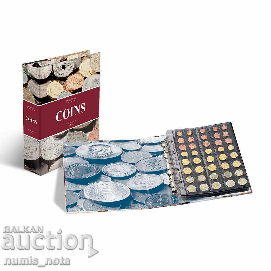OPTIMA coin album with 5 coin sheets included