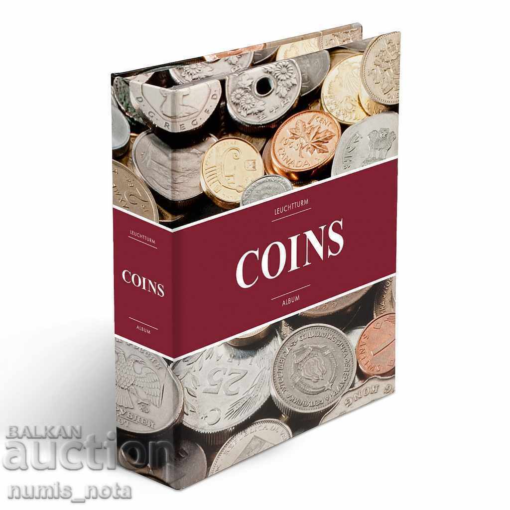 Auction  OPTIMA coin album with 5 coin sheets included