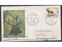 1991. Italy. Protection of nature. An envelope.