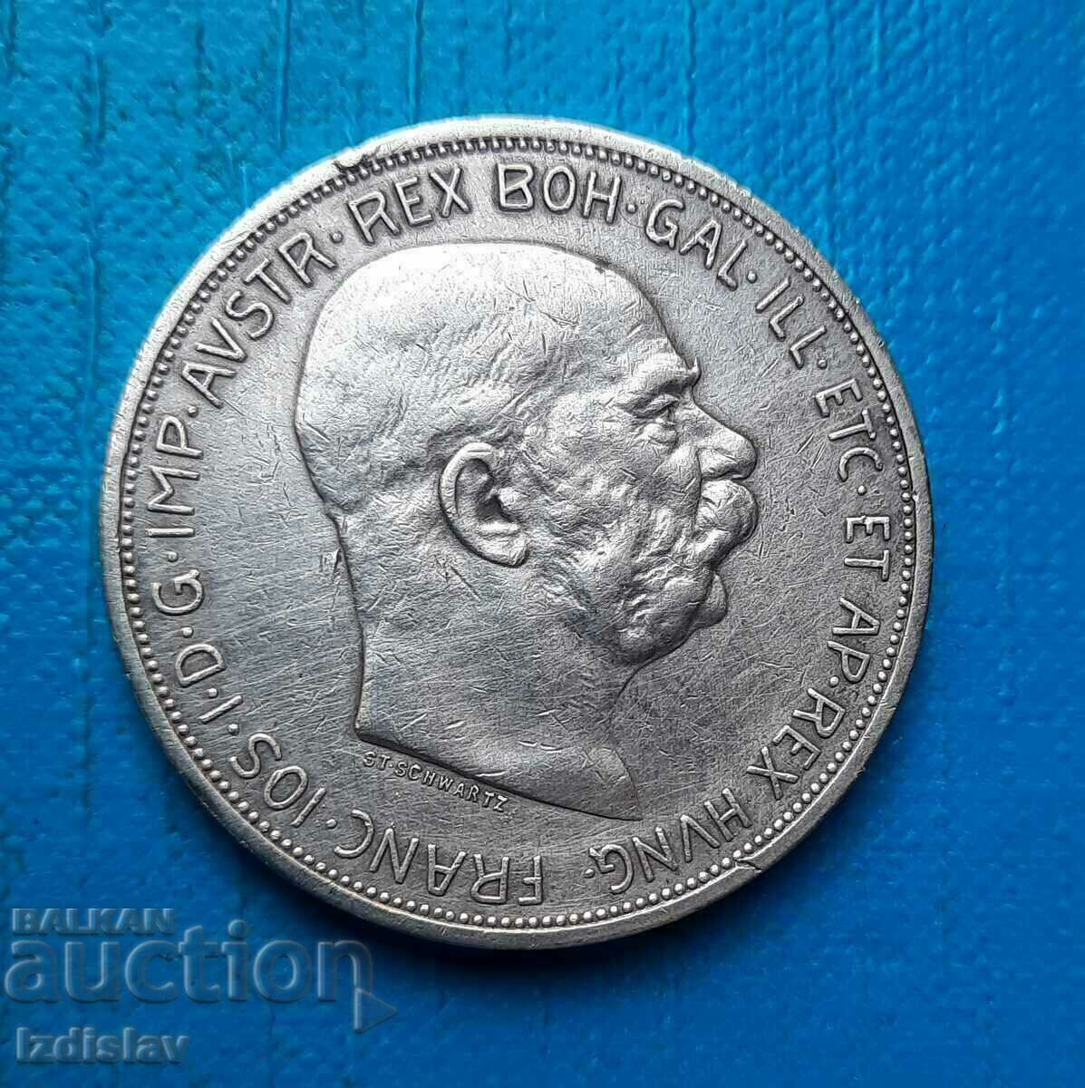 5 крони от 1909 гФранц Йосиф I Австро- Унгария 5 крони от 1909 гФранц Йосиф I Австро- Унгария