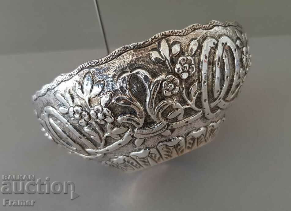 Auction Silver double-forged ottoman tas mug with tugra early 19th c Auction Silver double-forged ottoman tas mug with tugra early 19th c