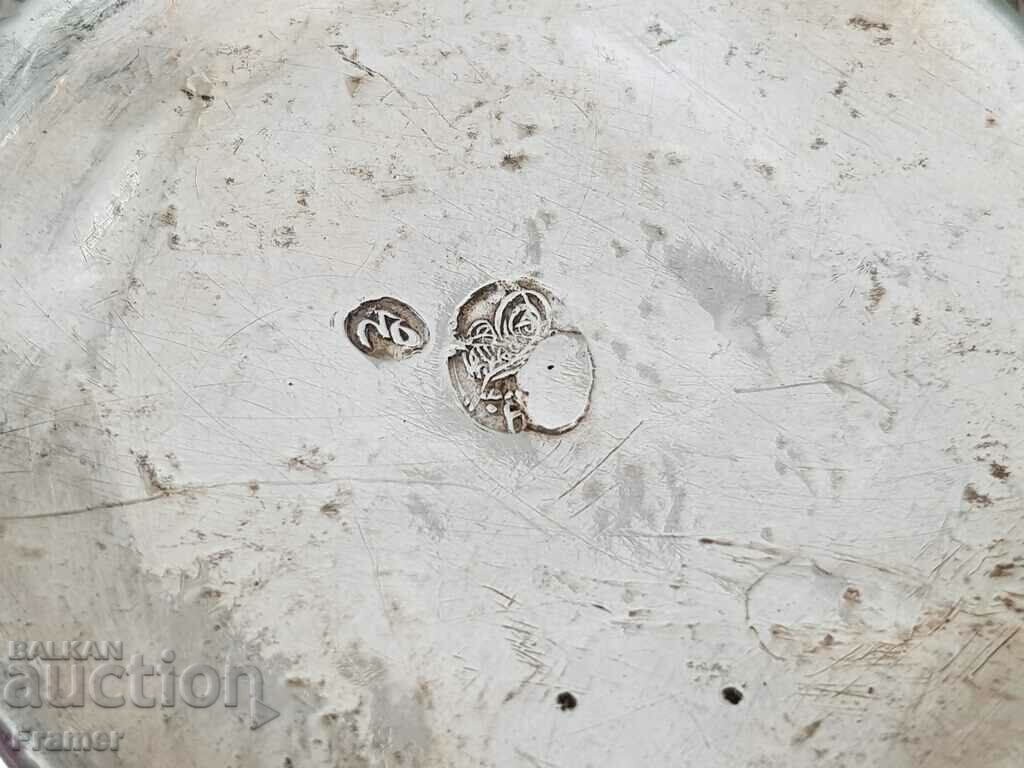 Silver double-forged ottoman tas mug with tugra early 19th c - 5 Silver double-forged ottoman tas mug with tugra early 19th c - 5