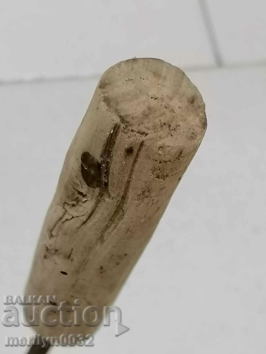 Delivery of Old wrought iron awl saw