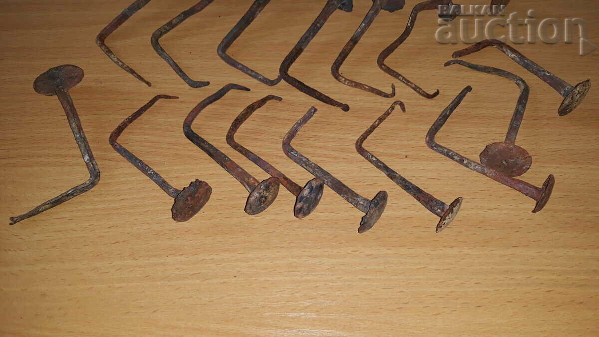 vintage wrought iron nails lot nail nails with price 45.00 BGN | € 23.01
