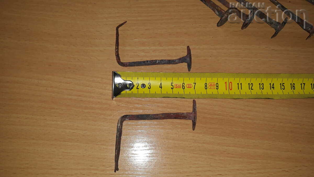 Auction  vintage wrought iron nails lot nail nails