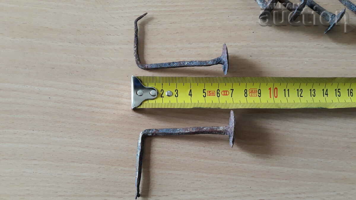 Delivery of vintage wrought iron nails lot nail nails