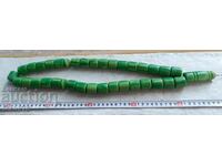 Huge rosary of cataline 33 beads + pop green with damars