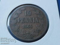 Русия (Финландия) 1865г. - 10 пення