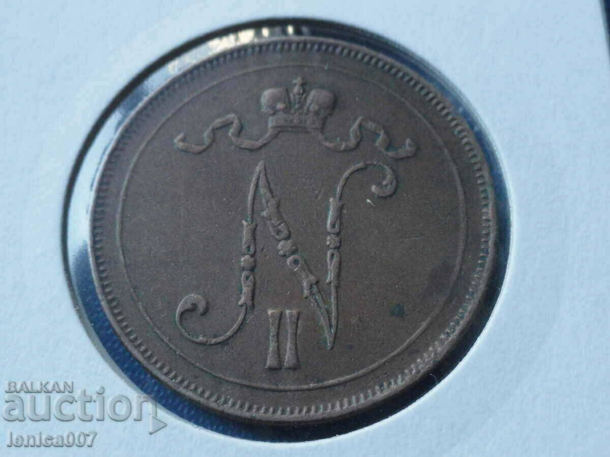 Russia (for Finland) 1917 - 10 pennies (Monogram) R - 6 Russia (for Finland) 1917 - 10 pennies (Monogram) R - 6