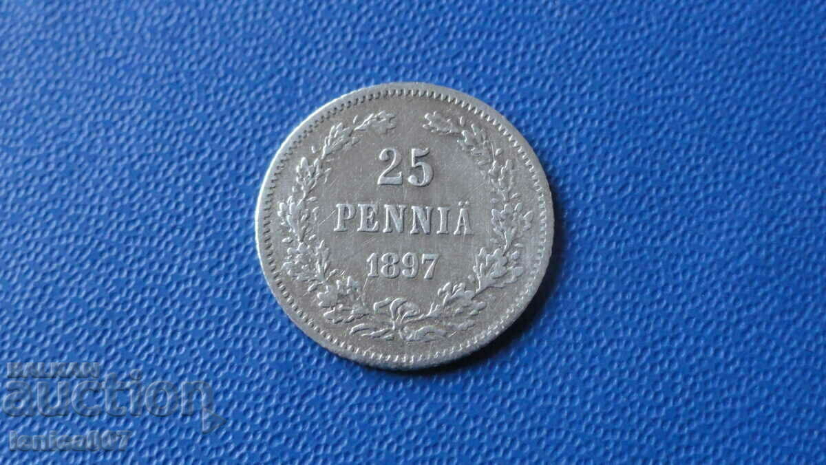 Русия (Финландия) 1897г. - 25 пення