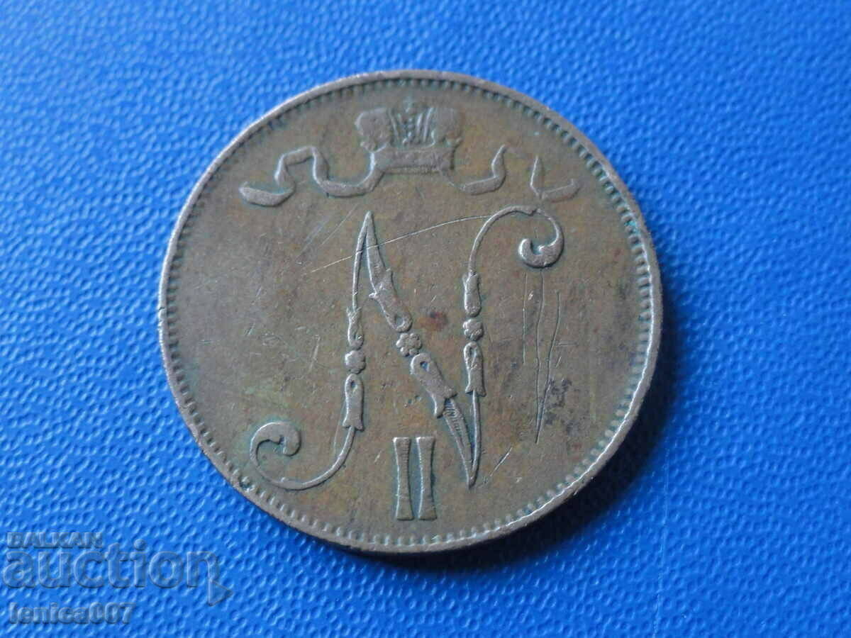 Russia (for Finland) 1898 - 5 pennies - 6 Russia (for Finland) 1898 - 5 pennies - 6