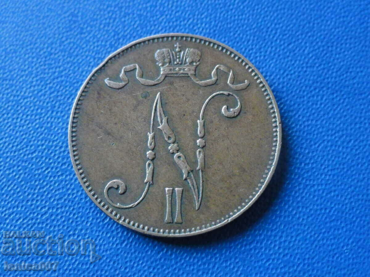 Russia (for Finland) 1901 - 5 pennies - 6 Russia (for Finland) 1901 - 5 pennies - 6