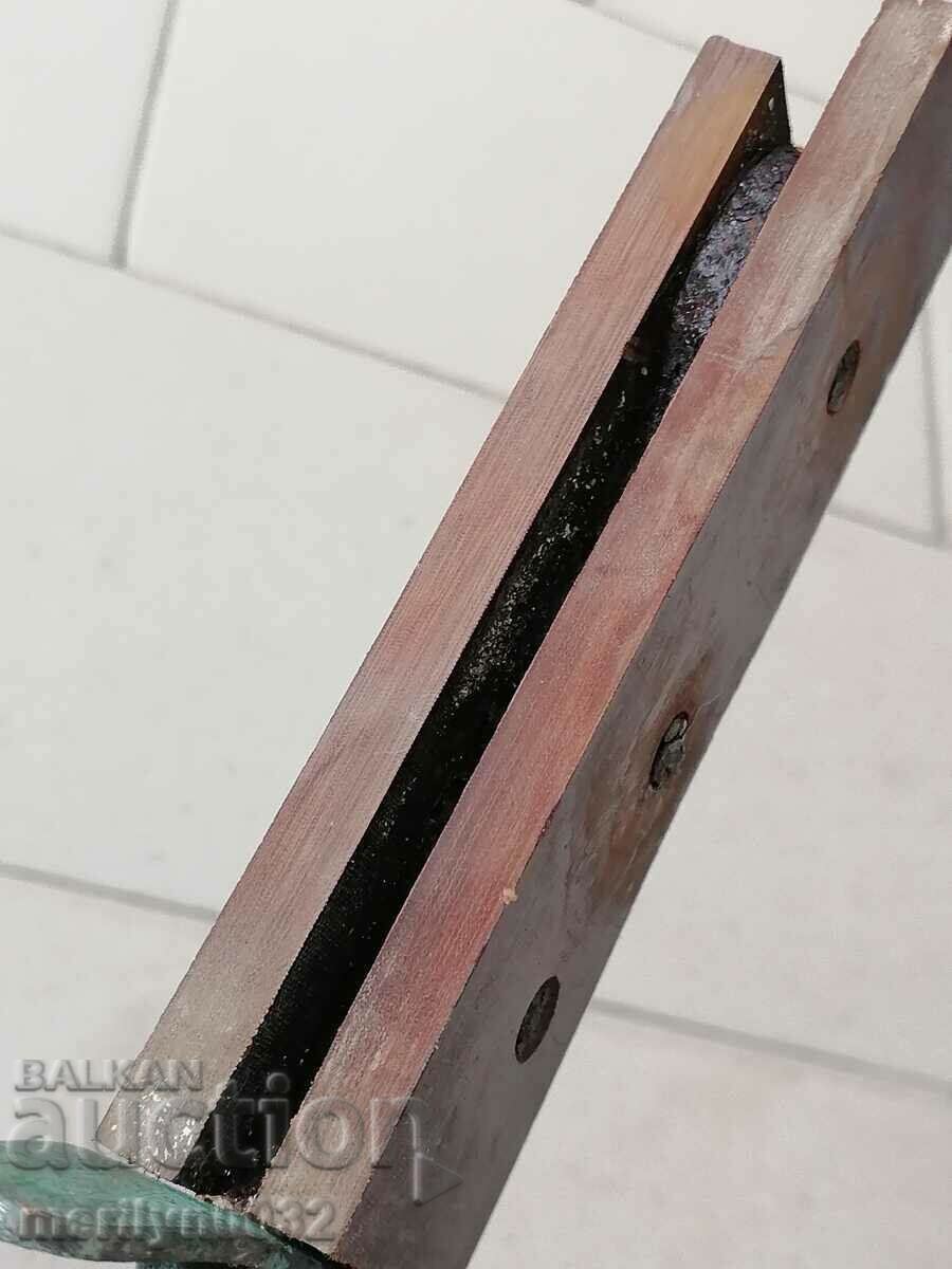 Hand-forged old knife with karakulak textolite chisels - 6 Hand-forged old knife with karakulak textolite chisels - 6