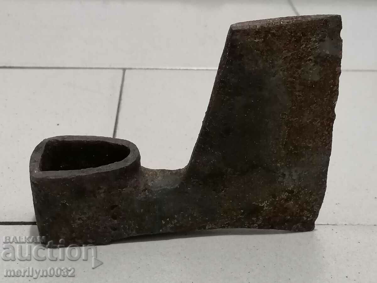 An old ax shaft tool wrought iron - 5 An old ax shaft tool wrought iron - 5