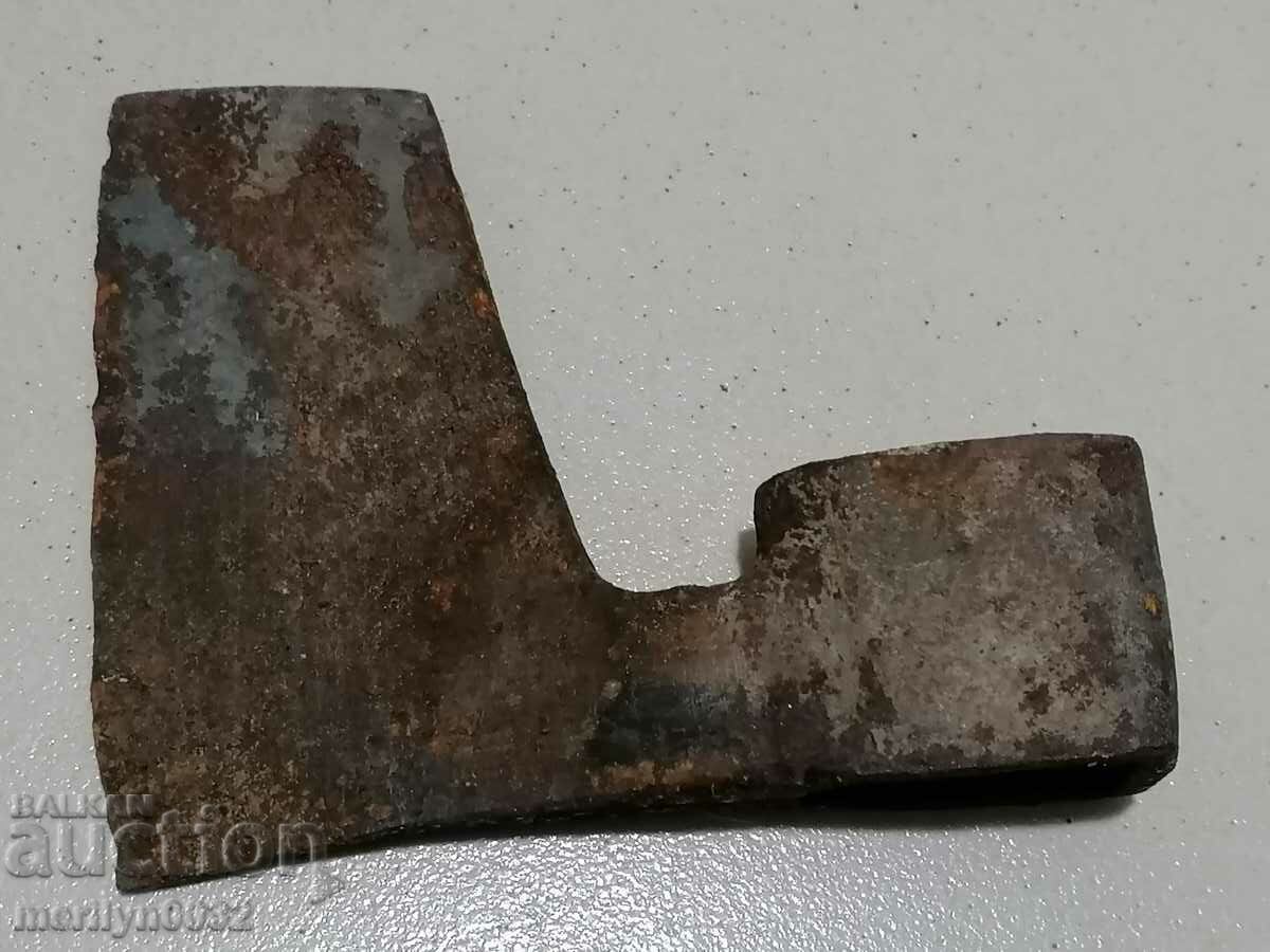 An old ax shaft tool wrought iron - 6 An old ax shaft tool wrought iron - 6